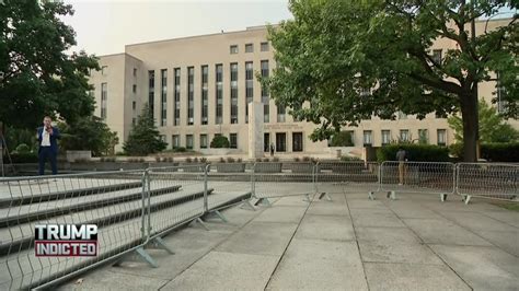 Security measures in place ahead of Former President Trump’s arraignment in alleged election interference case